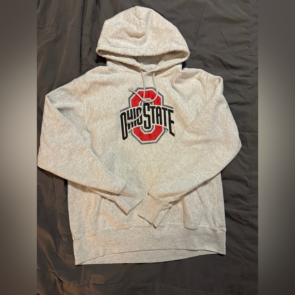 Champion Ohio State Men’s Large Light Gray Hoodie